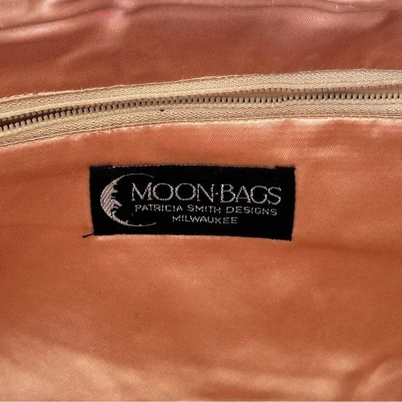 Vintage leather Moon Bag by Patricia Smith in 1987 - Picture 8 of 14
